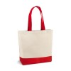EDMONTON. 100% cotton canvas bag (280 g/m²) in red