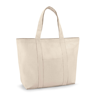 VILLE. 100% cotton canvas bag with front and inside pocket (280 g/m²) in cornsilk