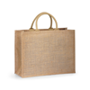 SHANTI. Jute bag (360 g/m²) in beige