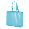 MILLENIA. Laminated non-woven bag (110 g/m²) in cyan