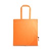 SHOPS. Foldable bag in 190T in orange