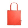 SHOPS. Foldable bag in 190T in red