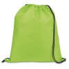 CARNABY. 210D drawstring backpack in Light Green