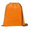 CARNABY. 210D drawstring backpack in orange