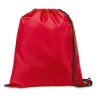 CARNABY. 210D drawstring backpack in red