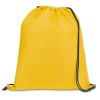 CARNABY. 210D drawstring backpack in yellow