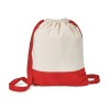 ROMFORD. 100% cotton drawstring bag (180 g/m²) in red