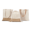 SABLON. 100% cotton drawstring bag (160 g/m²) in 92869_92882_beige
