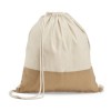 SABLON. 100% cotton drawstring bag (160 g/m²) in Natural