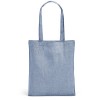 RYNEK. Bag with recycled cotton (140 g/m²) in blue