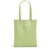 RYNEK. Bag with recycled cotton (140 g/m²) in Light Green