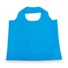 FOLA. 190T polyester folding bag in cyan