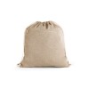 CHANCERY. Backpack bag in recycled cotton (140 g/m²) in Natural