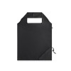 BEIRA. 190T rPET folding bag in Black