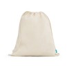 NAMPULA. 100% organic cotton backpack bag (120 g/m²) in Natural