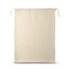 NAPOLI. Drawstring bag (120 g/m²) in Light Natural