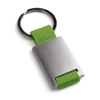 GRIPITCH. Metal keyring in lime-green