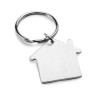 HOMIER. Aluminium keyring in Satin Silver