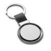 ALBRIGHT. Metal and PU keyring in Black