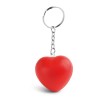 HEARTY. Anti-stress keyring in red