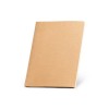 ALCOTT A4. A4 notepad with Kraft paper cover (250 g/m²) in Natural