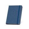 BOYD. A5 notebook in 50% rPET with lined sheets in Blue