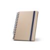 PROUST. A5 notebook with rings and Sugarcane paper with plain pages in Blue