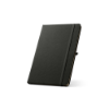 ANNE. A5 notebook in 100% rPET with lined pages in Black