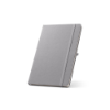 ANNE. A5 notebook in 100% rPET with lined pages in Grey