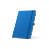 ANNE. A5 notebook in 100% rPET with lined pages in Royal Blue