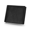 AFFLECK. Leather wallet with RFID blocking in black
