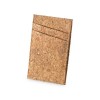 DANIEL. Cork card holder in Natural