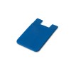 SHELLEY. Silicone smartphone card holder in Royal Blue