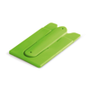 CARVER. Silicone card holder and smartphone holder in lime-green