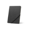 HUXLEY. A5 notebook with lined pages FSC™ ivory colour in Black