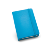 MEYER. Pocket notebook with plain sheets in cyan