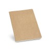 KOSTOVA. A5 notebook with lined sheets in Natural