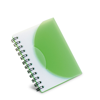 MILTON. A7 Notepad in lime-green