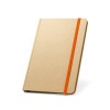 MAGRITTE. A5 notebook with lined sheets in Orange