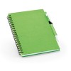 ROTHFUSS. B6 spiral notepad with lined in Light Green