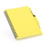 ROTHFUSS. B6 spiral notepad with lined in yellow