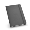HEMINGWAY. A5 PU notepad with plain sheets in grey