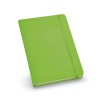 HEMINGWAY. A5 PU notepad with plain sheets in Light Green