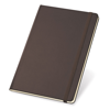 TWAIN. A5 notebook with lined sheets in ivory color in chocolate