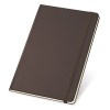 TWAIN. A5 notebook with lined sheets in ivory color in Dark Brown