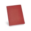 ECOWN. Notebook A5 lined sheets in red