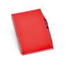 MIRONTE. A5 Notepad in red