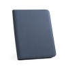 EMERGE FOLDER. A4 folder in 100% rPET 300D with zipper in Blue