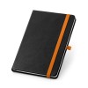 ROTH. A5 notebook in PU with lined sheets in orange