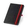 ROTH. A5 notebook in PU with lined sheets in red